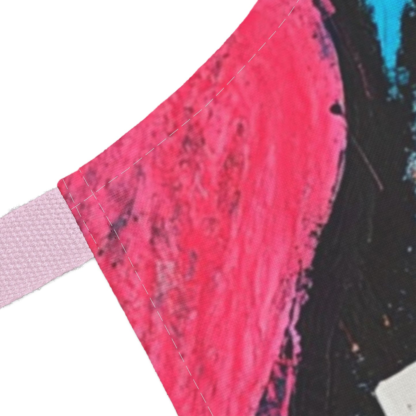 Abstract Apron No. 2 | Colorful Artistic Apron with 2-Color Straps | Perfect for Cooking & Crafting