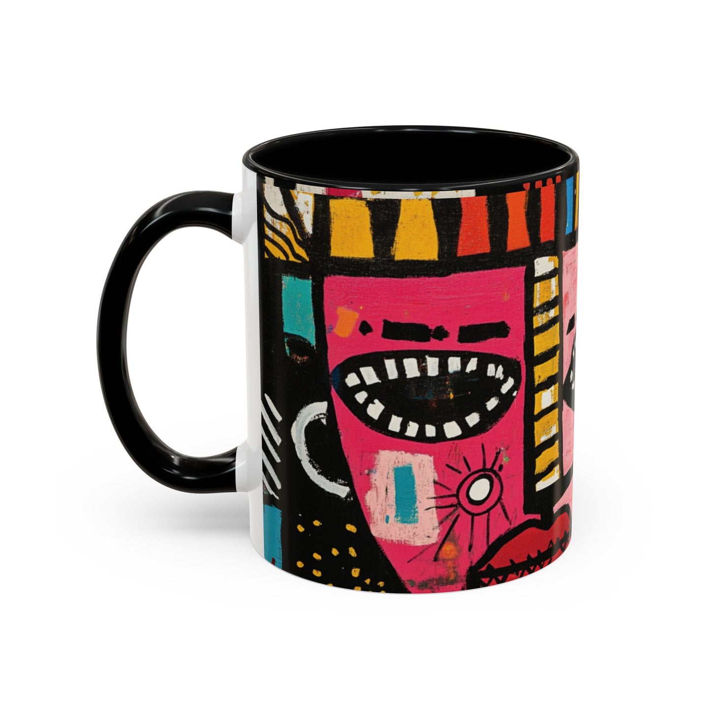 Face. Face. Face - Ceramic Accent Mug – 11oz / 15oz-