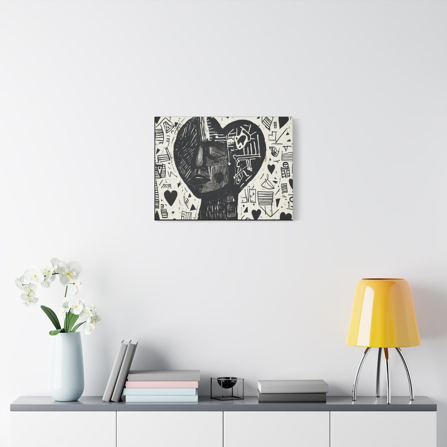 When I think of You - Elegant Stretched Canvas Art