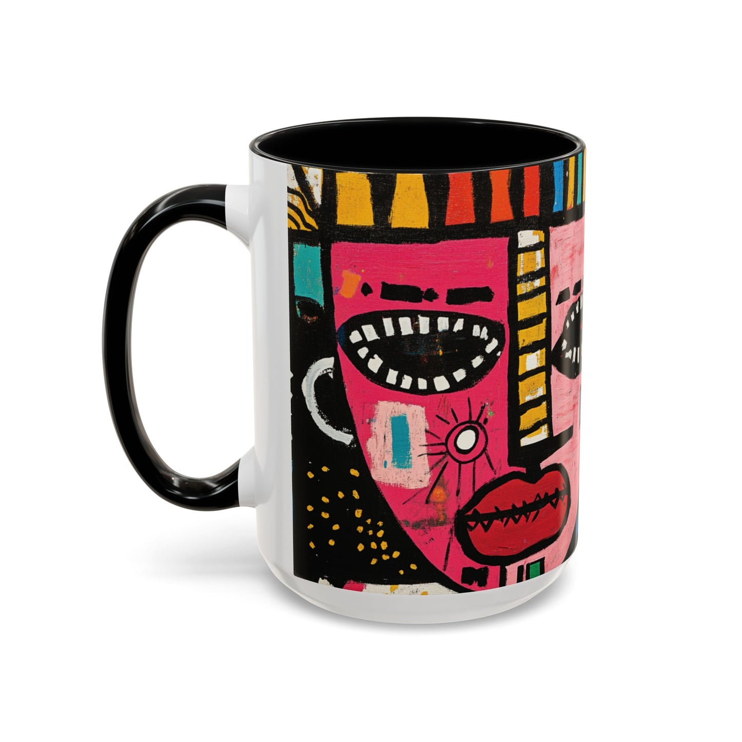 Face. Face. Face - Ceramic Accent Mug – 11oz / 15oz-