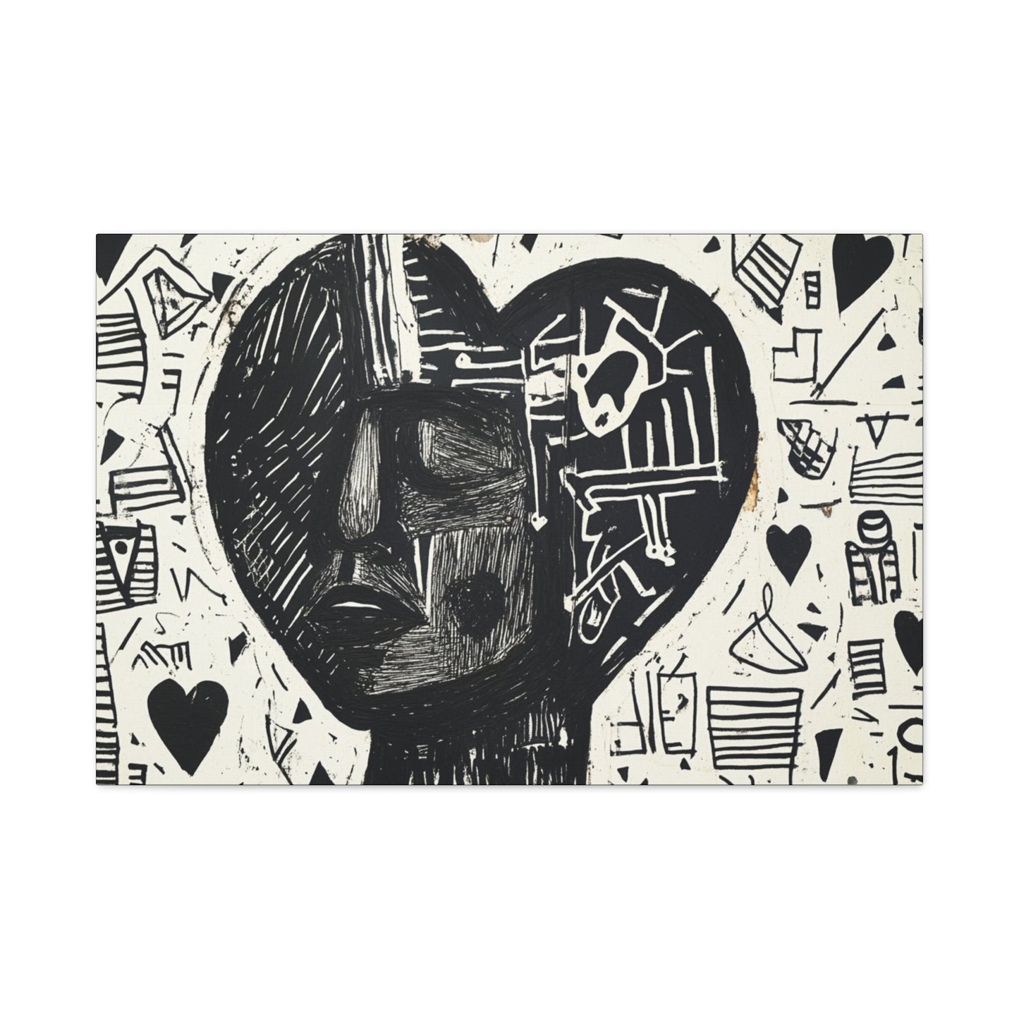 When I think of You - Elegant Stretched Canvas Art