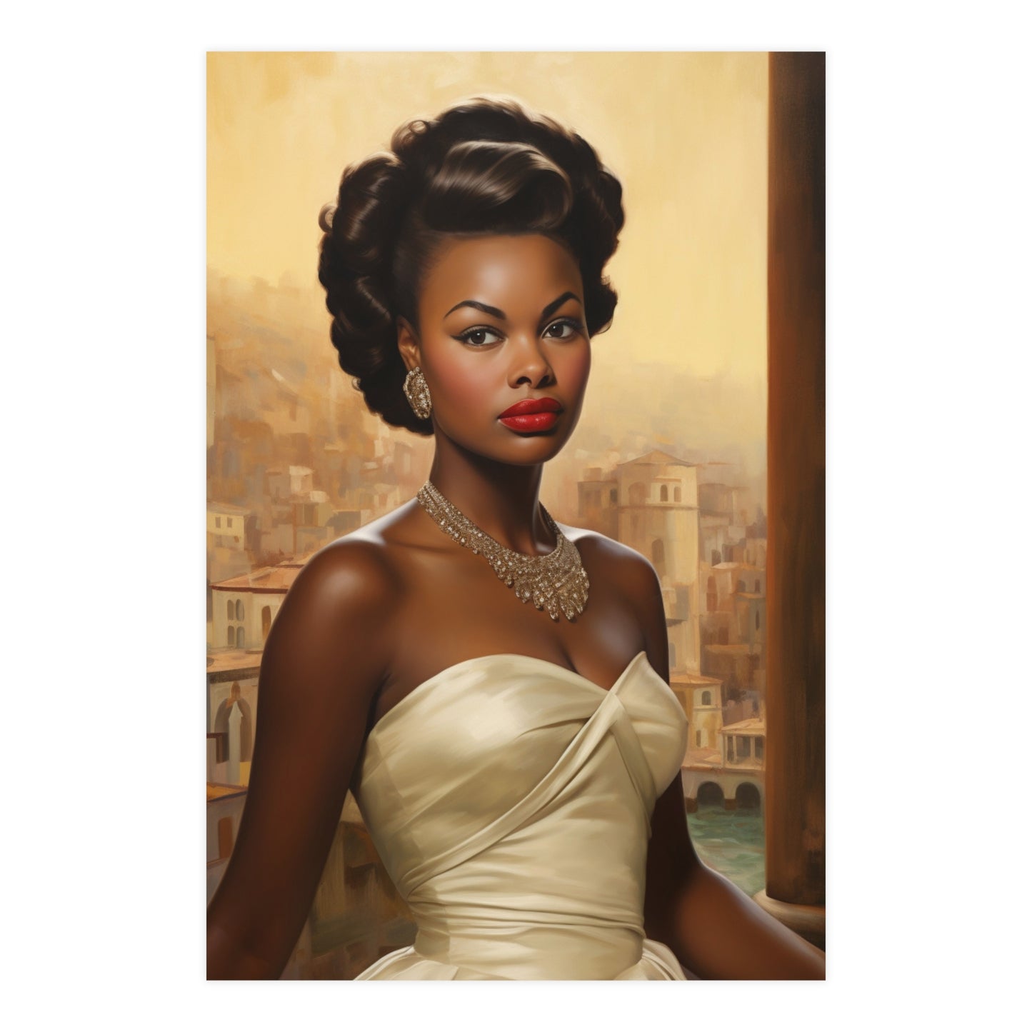 Sterling | Old Hollywood Glamour Poster Art Print | Free Shipping