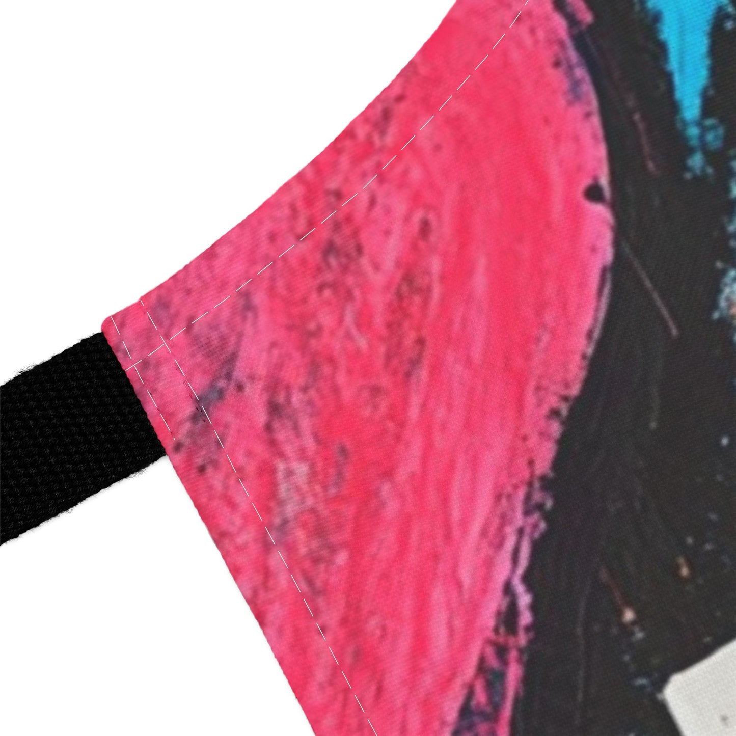 Abstract Apron No. 2 | Colorful Artistic Apron with 2-Color Straps | Perfect for Cooking & Crafting