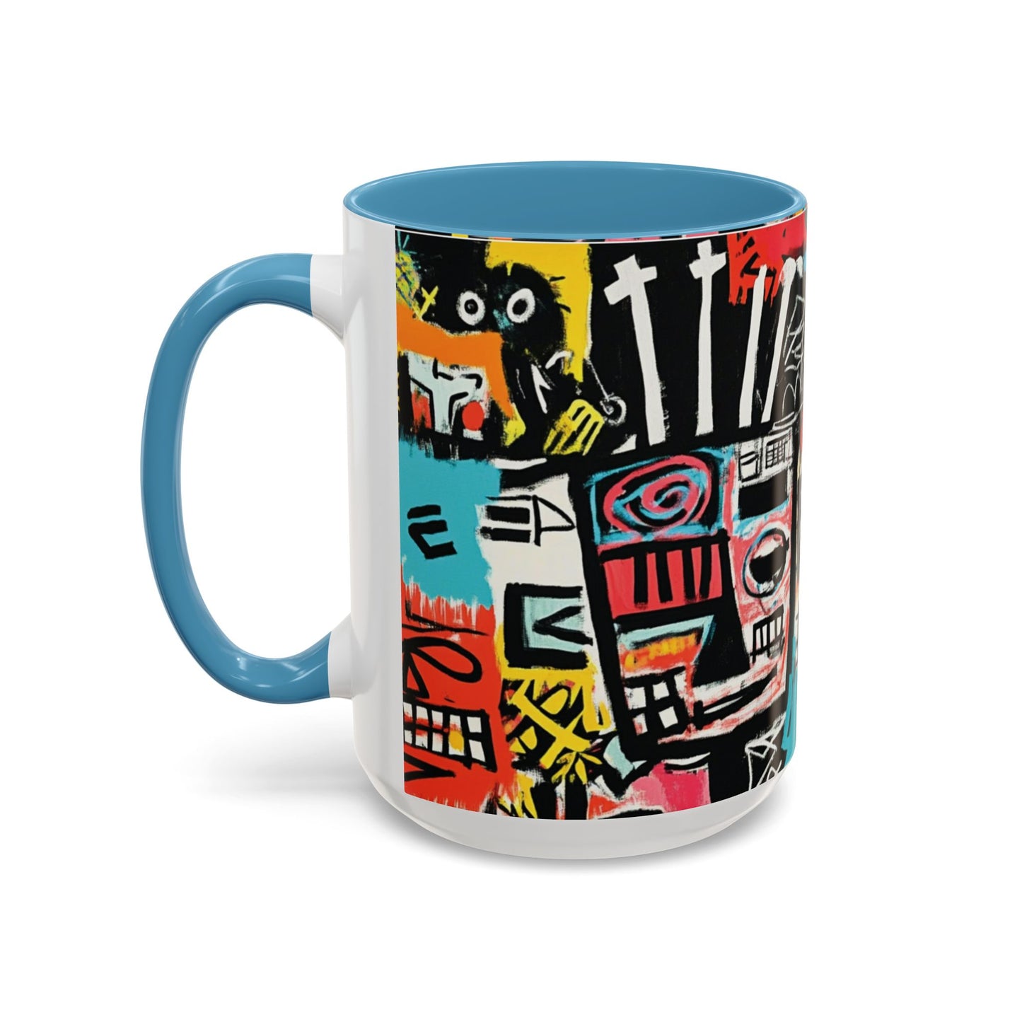 Urban Pop Graffiti Mug – Colorful Abstract Street Art Coffee Cup – Bold Afrocentric Art Mug Gift for Art Lovers– 11oz / 15oz-