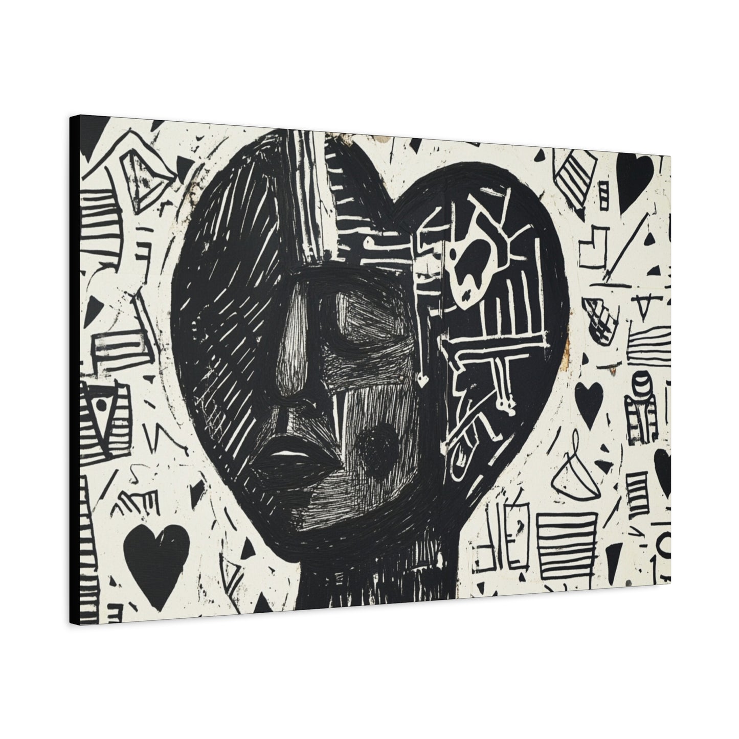 When I think of You - Elegant Stretched Canvas Art
