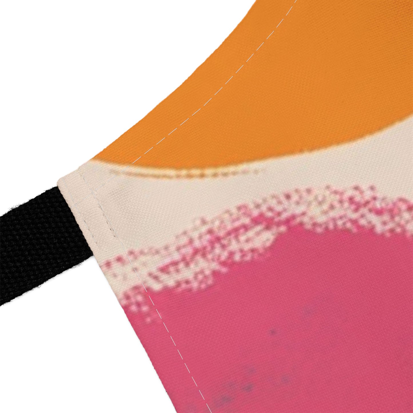 Colorful Artistic Apron with 2-Color Straps - Perfect for Cooking & Crafting