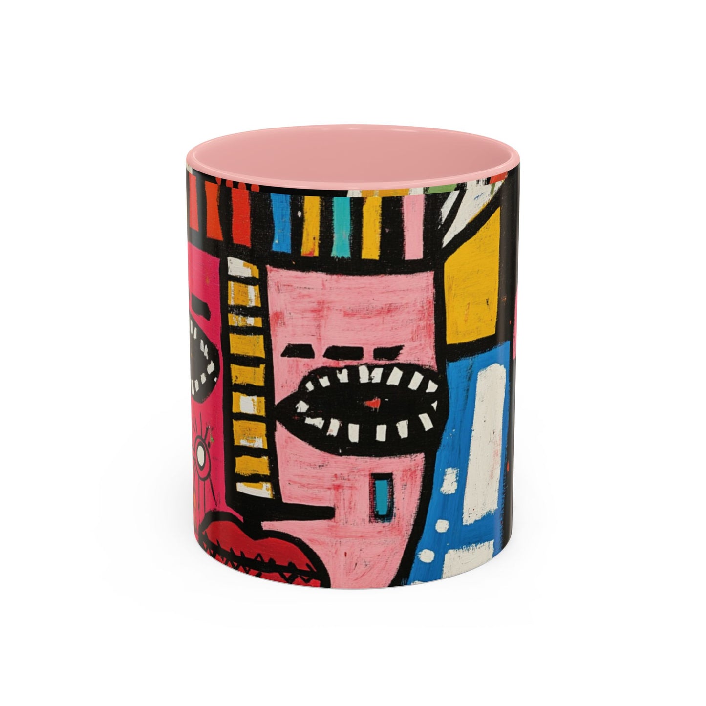 Face. Face. Face - Ceramic Accent Mug – 11oz / 15oz-
