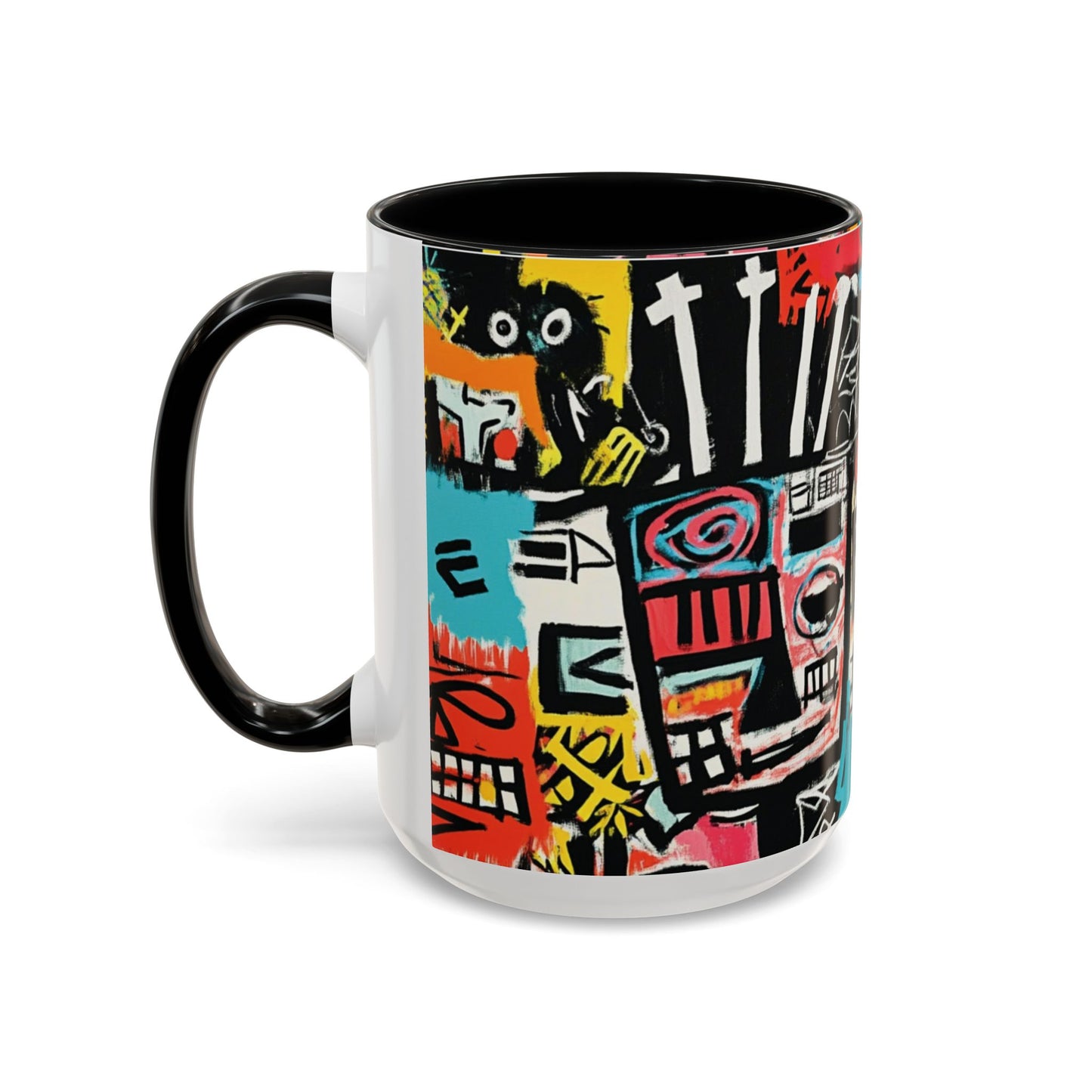 Urban Pop Graffiti Mug – Colorful Abstract Street Art Coffee Cup – Bold Afrocentric Art Mug Gift for Art Lovers– 11oz / 15oz-