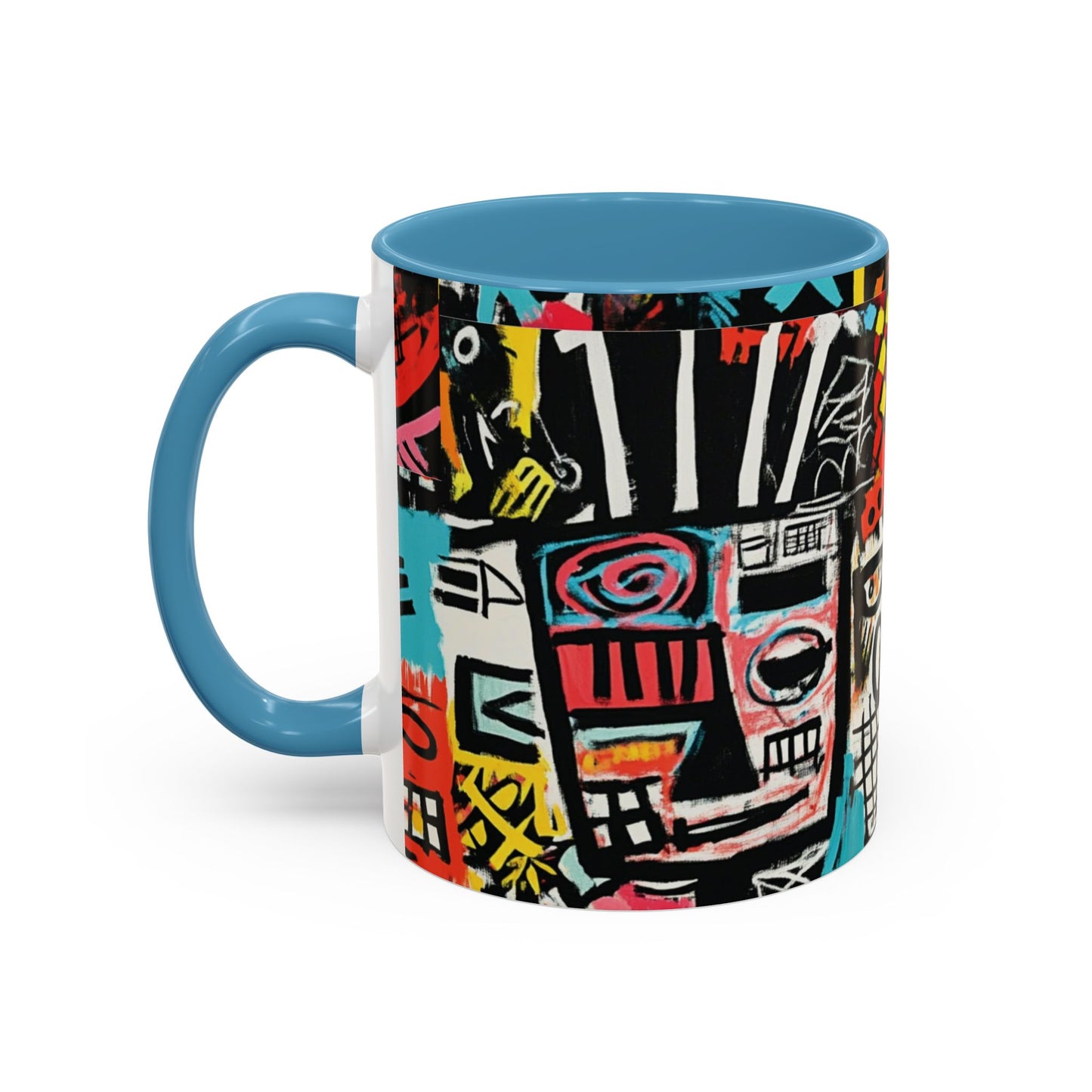 Urban Pop Graffiti Mug – Colorful Abstract Street Art Coffee Cup – Bold Afrocentric Art Mug Gift for Art Lovers– 11oz / 15oz-