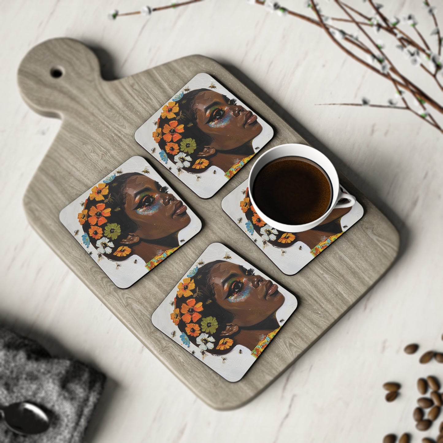 Kameshia | 1970s Series | Coasters