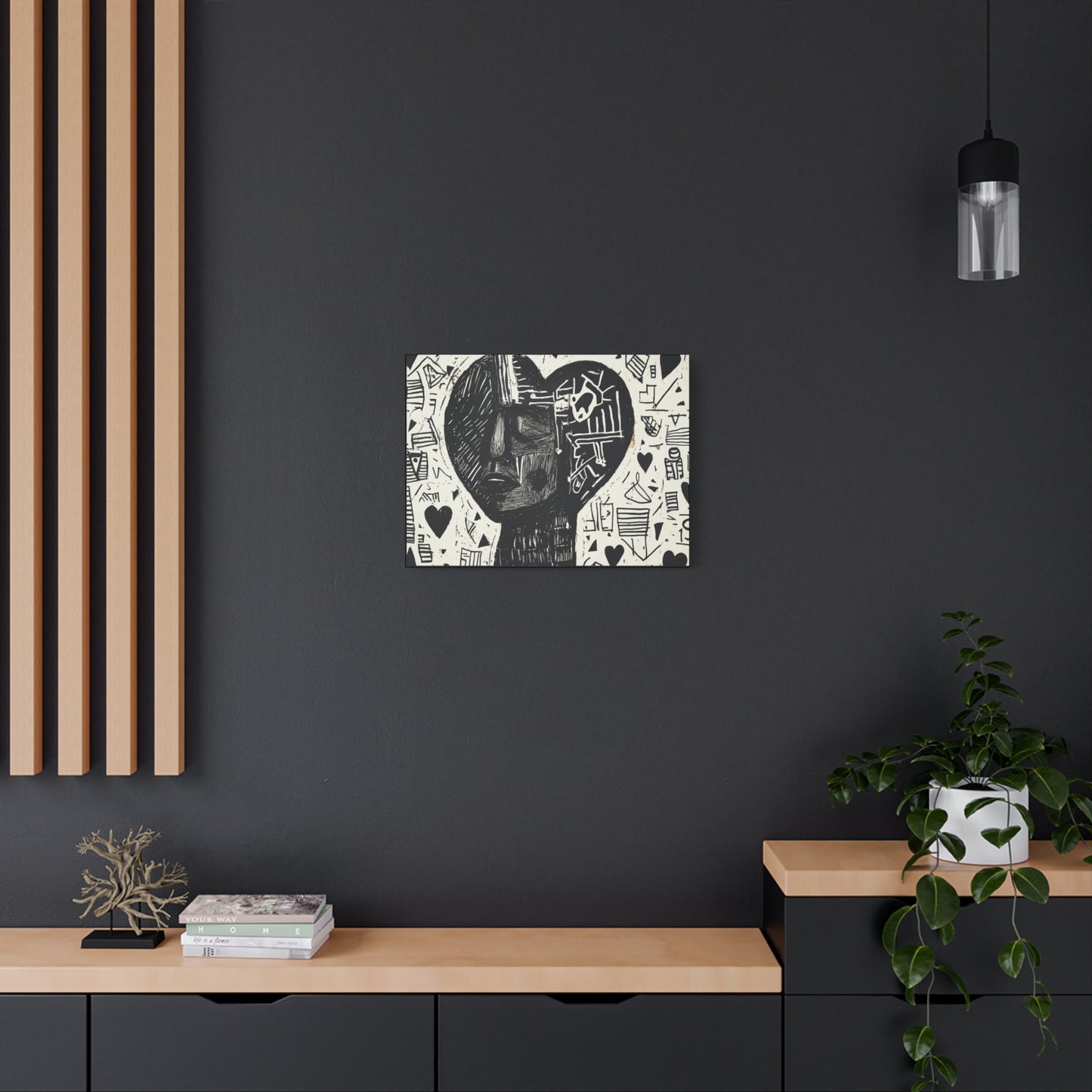 When I think of You - Elegant Stretched Canvas Art