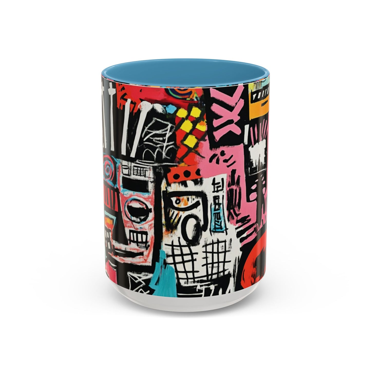 Urban Pop Graffiti Mug – Colorful Abstract Street Art Coffee Cup – Bold Afrocentric Art Mug Gift for Art Lovers– 11oz / 15oz-
