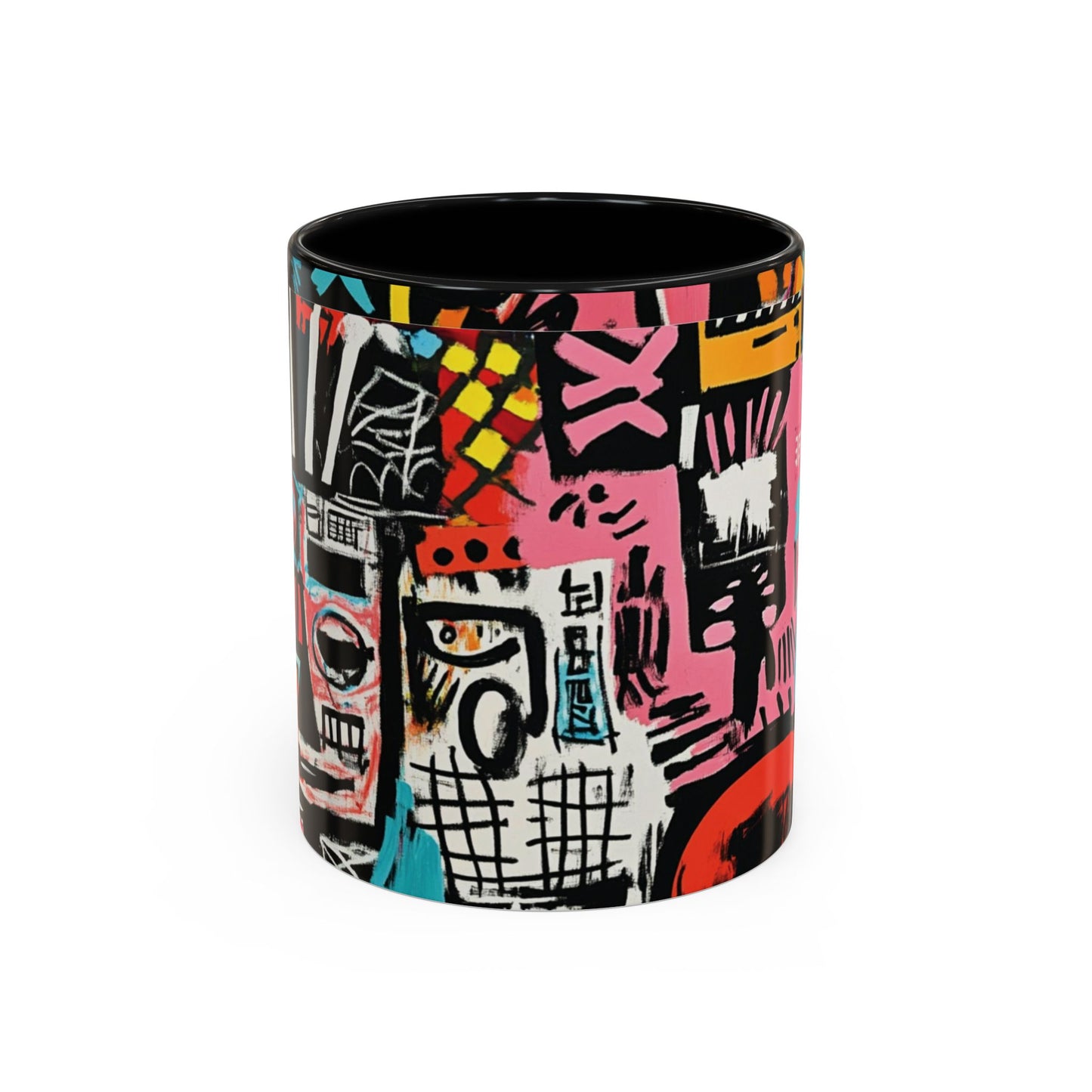 Urban Pop Graffiti Mug – Colorful Abstract Street Art Coffee Cup – Bold Afrocentric Art Mug Gift for Art Lovers– 11oz / 15oz-