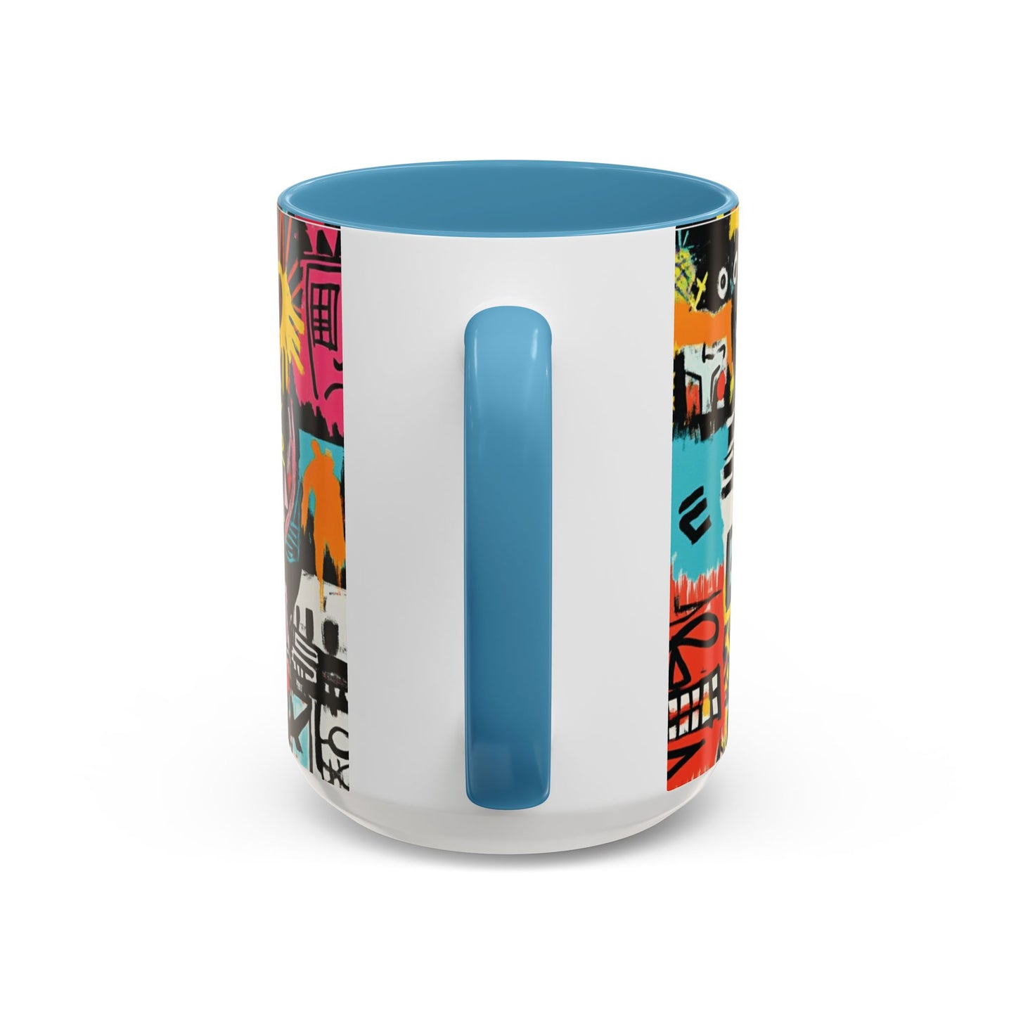 Urban Pop Graffiti Mug – Colorful Abstract Street Art Coffee Cup – Bold Afrocentric Art Mug Gift for Art Lovers– 11oz / 15oz-