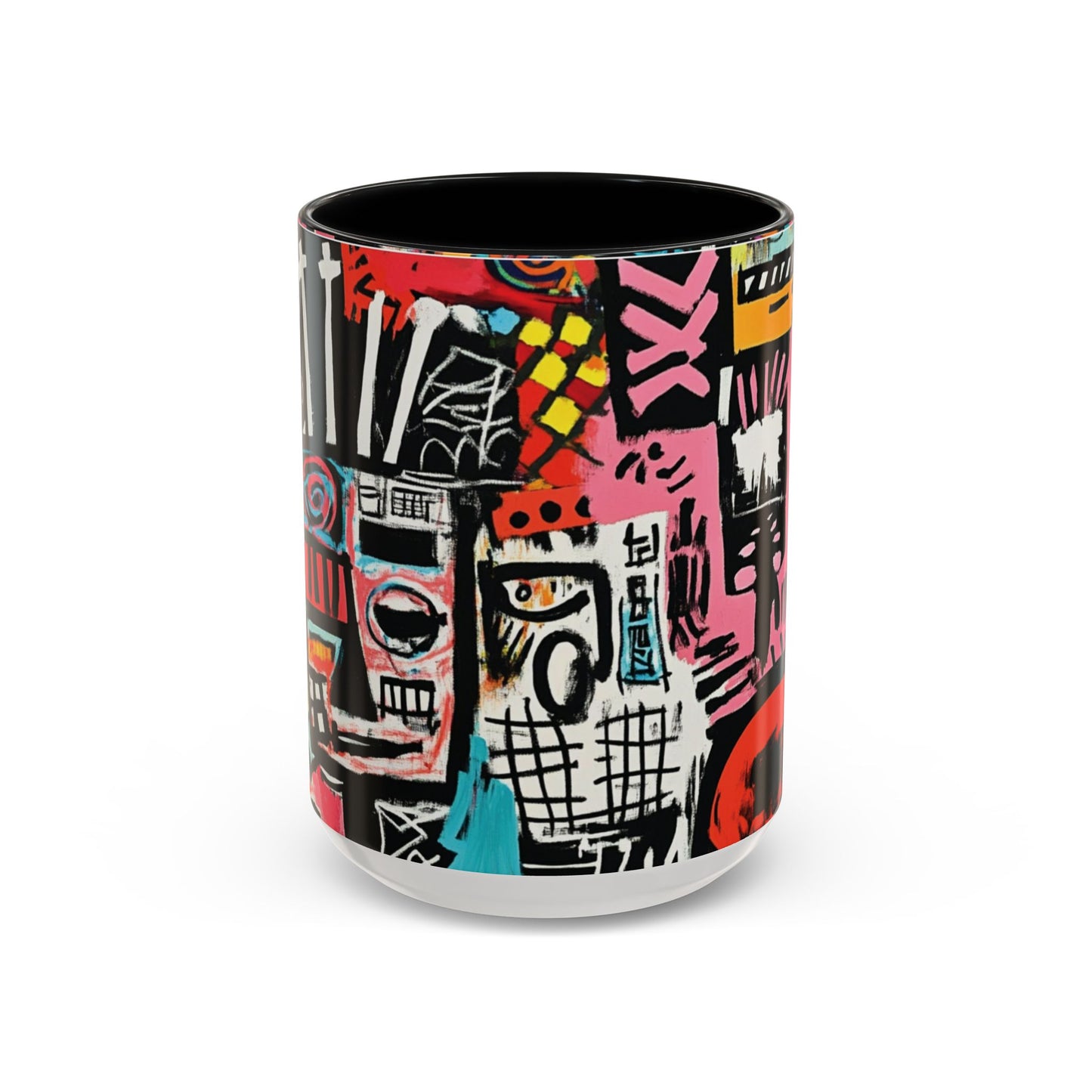 Urban Pop Graffiti Mug – Colorful Abstract Street Art Coffee Cup – Bold Afrocentric Art Mug Gift for Art Lovers– 11oz / 15oz-