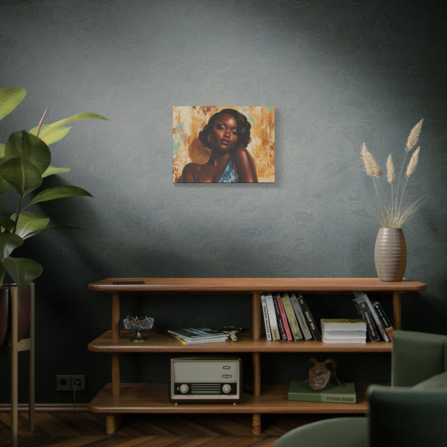 Sunkissed - Elegant Stretched Canvas Art - Female Portrait