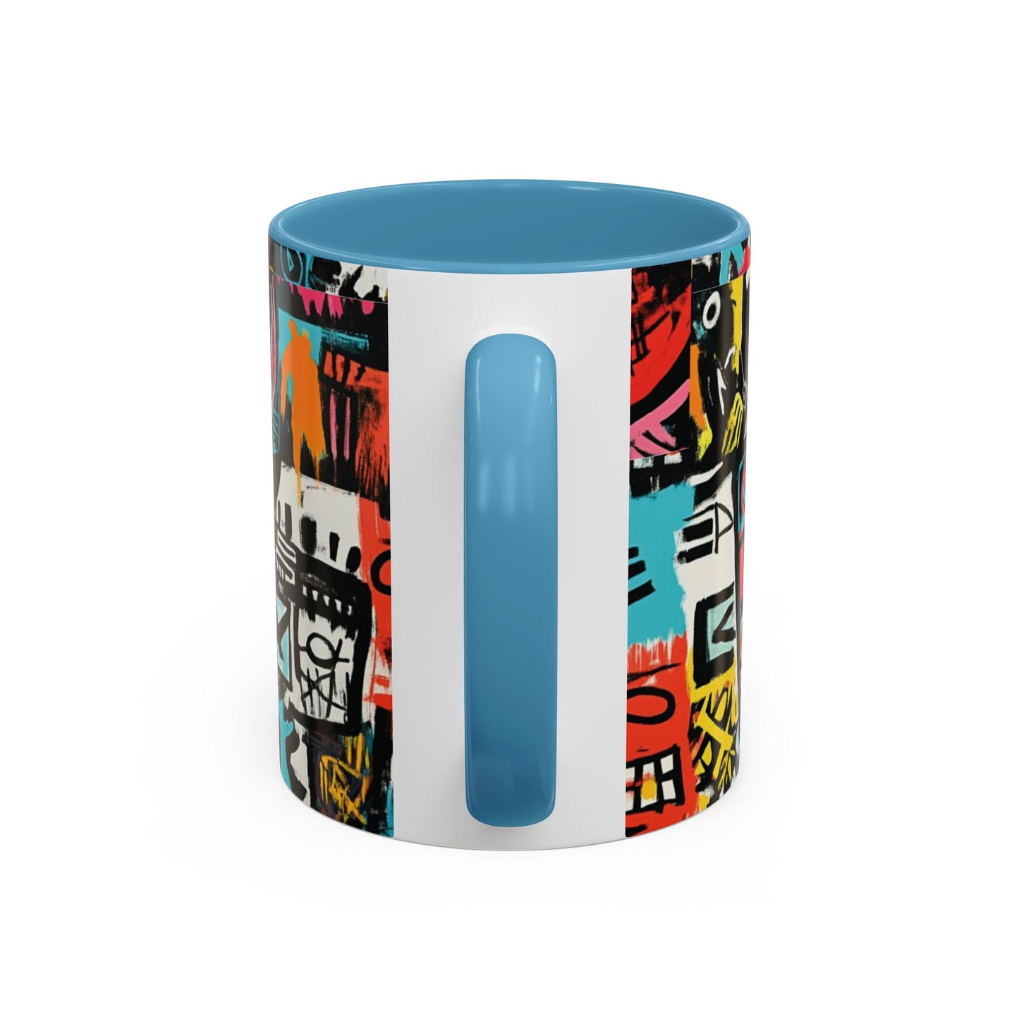 Urban Pop Graffiti Mug – Colorful Abstract Street Art Coffee Cup – Bold Afrocentric Art Mug Gift for Art Lovers– 11oz / 15oz-
