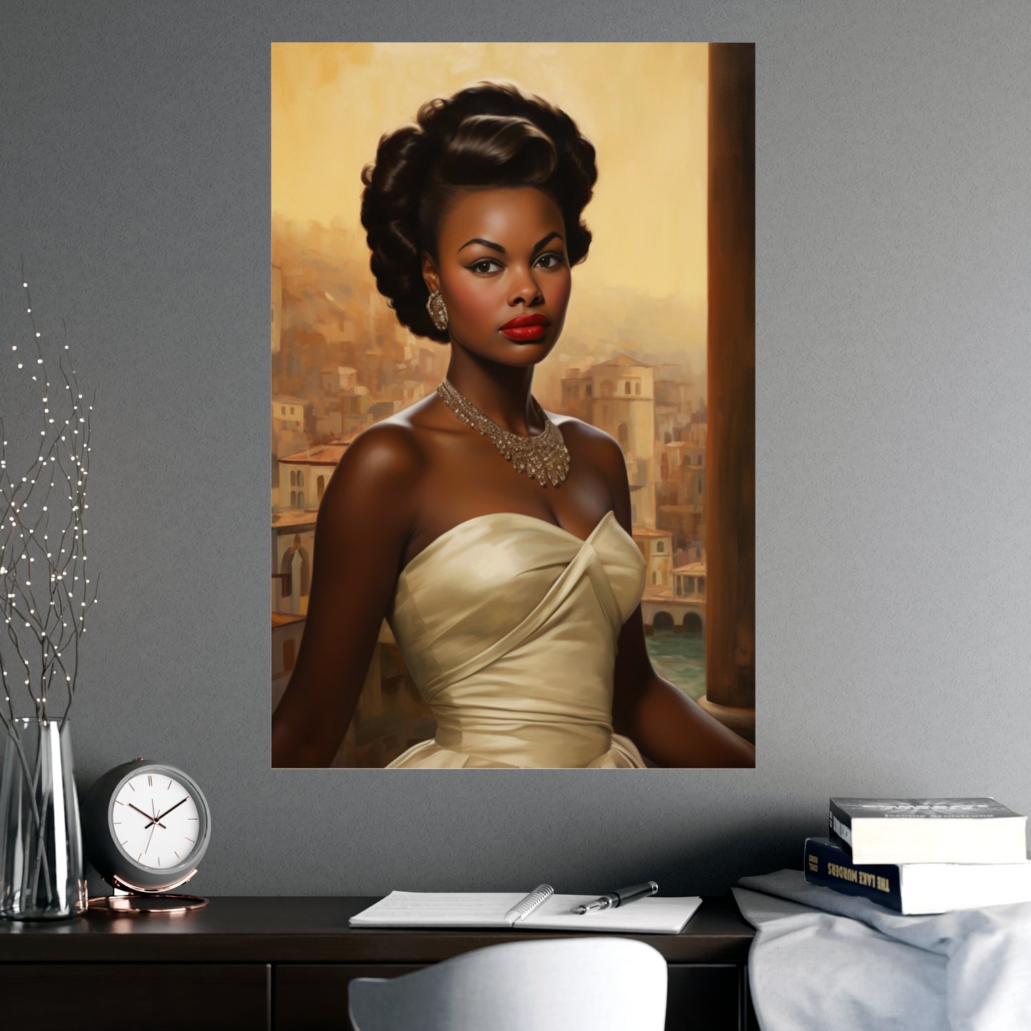 Sterling | Old Hollywood Glamour Poster Art Print | Free Shipping