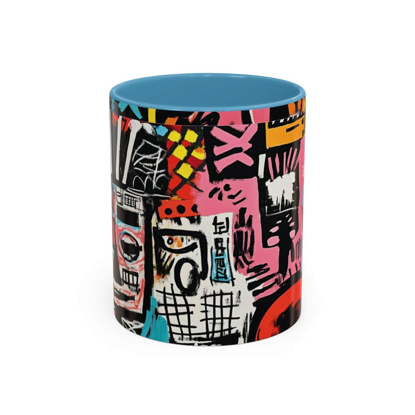 Urban Pop Graffiti Mug – Colorful Abstract Street Art Coffee Cup – Bold Afrocentric Art Mug Gift for Art Lovers– 11oz / 15oz-