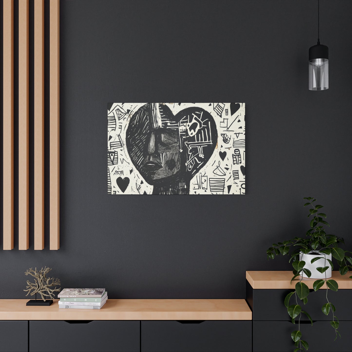When I think of You - Elegant Stretched Canvas Art