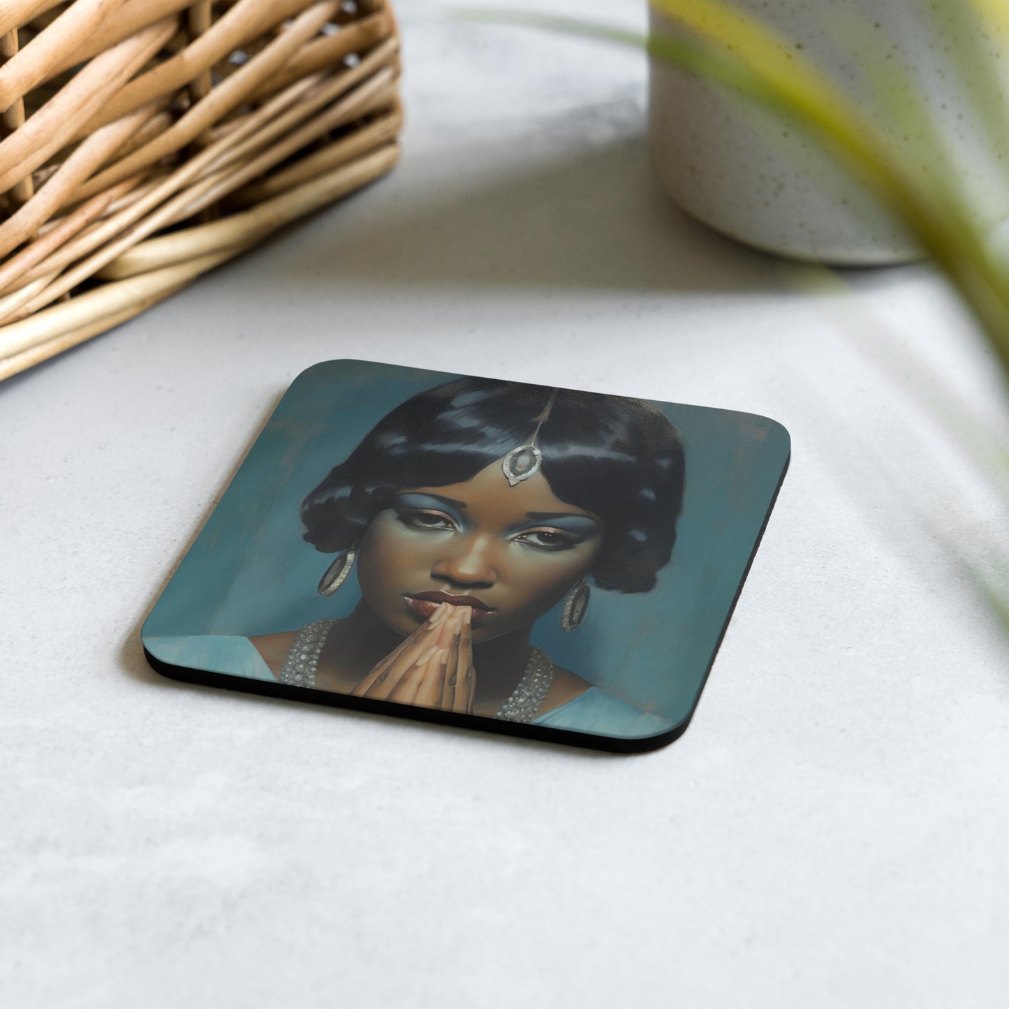 Martha Ann | Flapper series | cork-back coaster