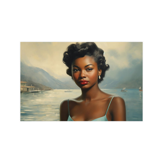 Sonnez | Vintage African American Glamour Portrait  for Home Decor | Free Shipping