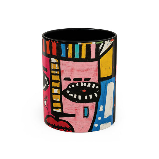 Face. Face. Face -  Ceramic Accent Mug – 11oz / 15oz-