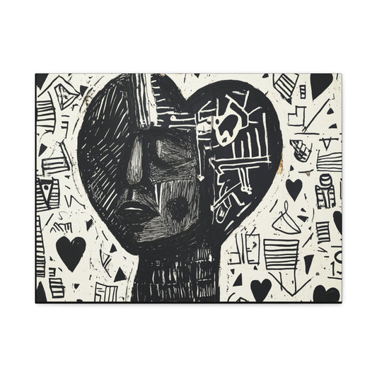 When I think of You - Elegant Stretched Canvas Art