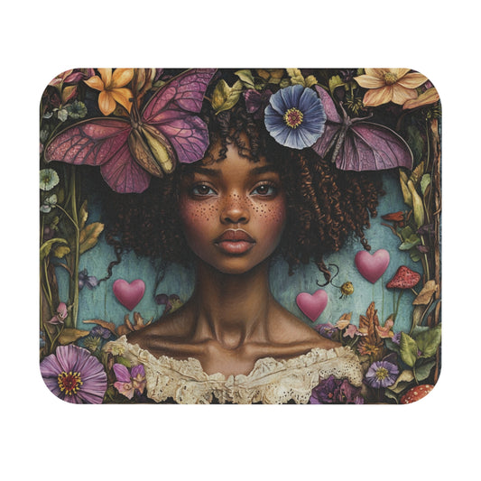 She Sits In Beauty | Mouse Pad (Rectangle)