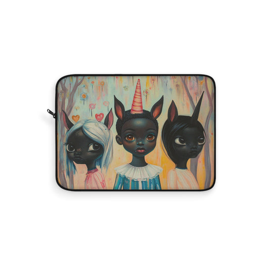 If you go out in the woods today | Laptop Sleeve