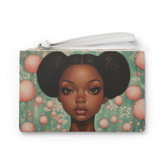 Pink Puff Clutch Bag