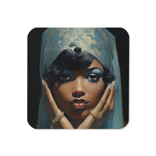Natalie | Vintage Glam | Cork-back coaster