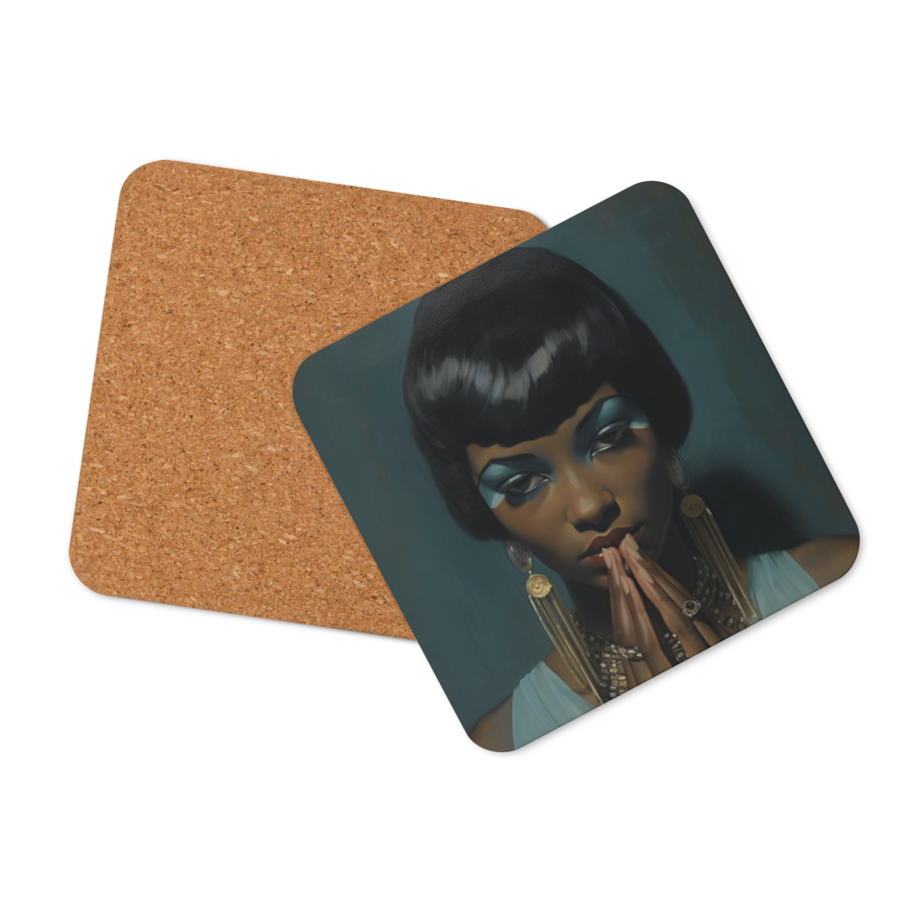 Adele | Vintage |Cork back coaster