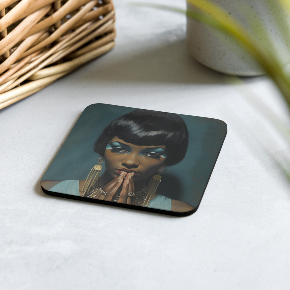 Adele | Vintage |Cork back coaster